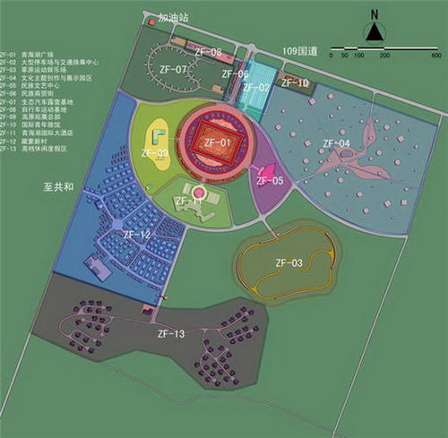 青海省青海湖景区控制性详细规划效果图